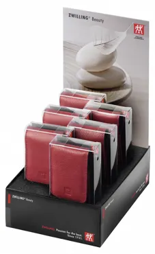 6 Stk Display Taschenetuis in rot