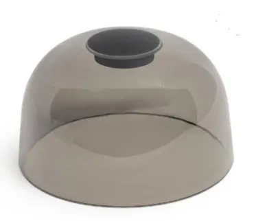 Two Lampenschirm smoked schwarz Kunststoff