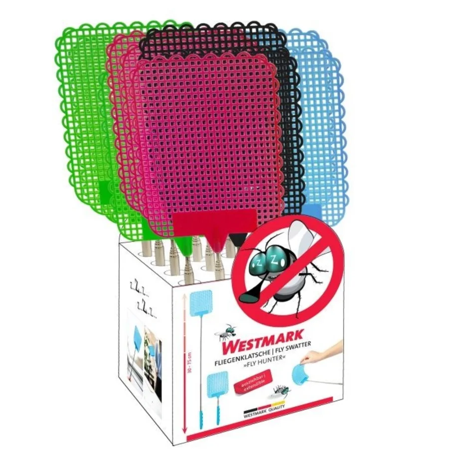 Display 16 Stk. Fliegenklatschen Fly Hunter, 30cm