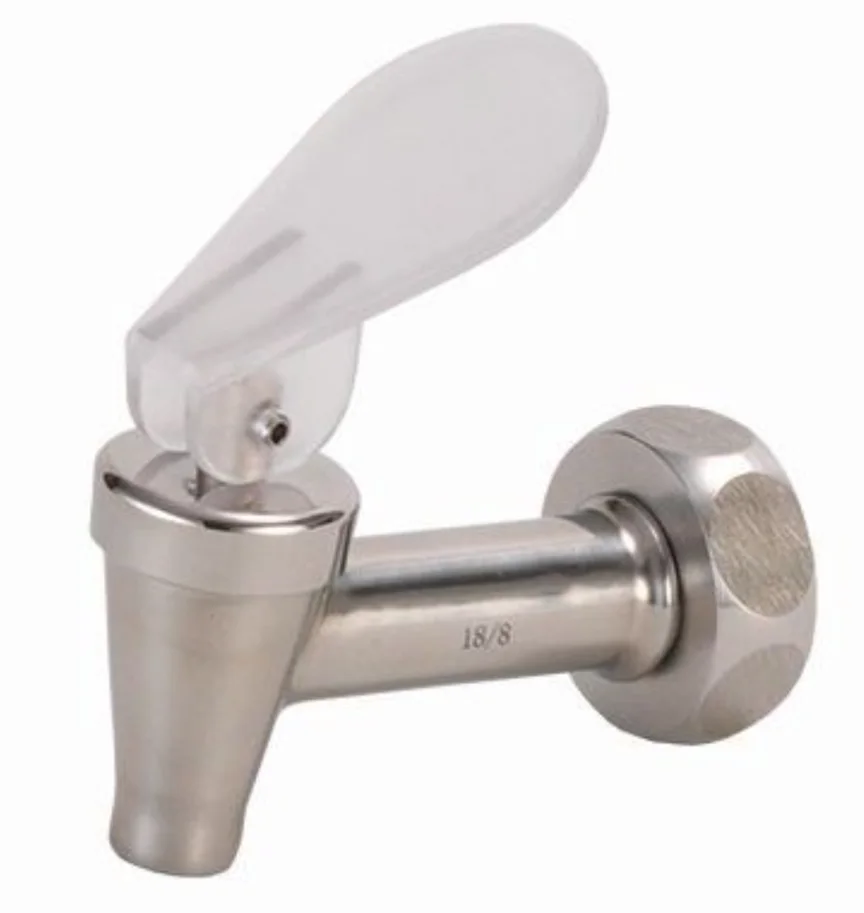 Non-Drip Hahn, Edelstahl m. Dichtung u. Bedienungsanleitung