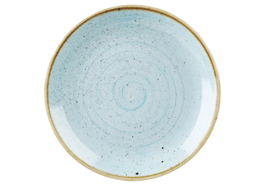 Stonecast Duck Egg Blue Coupe Teller flach 26cm