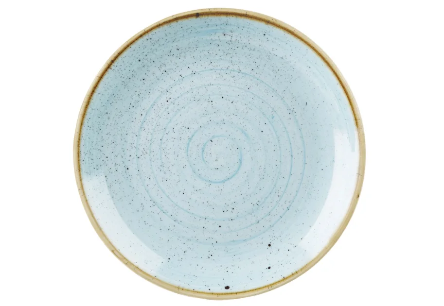 Stonecast Duck Egg Blue Coupe Teller flach 28.8cm
