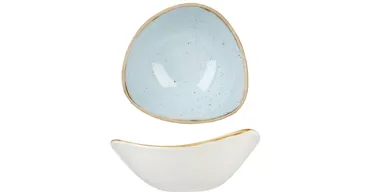 Stonecast Duck Egg Blue Triangel Schüssel 15.3cm