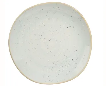 Stonecast Duck Egg Blue Organic Teller flach 26.4cm