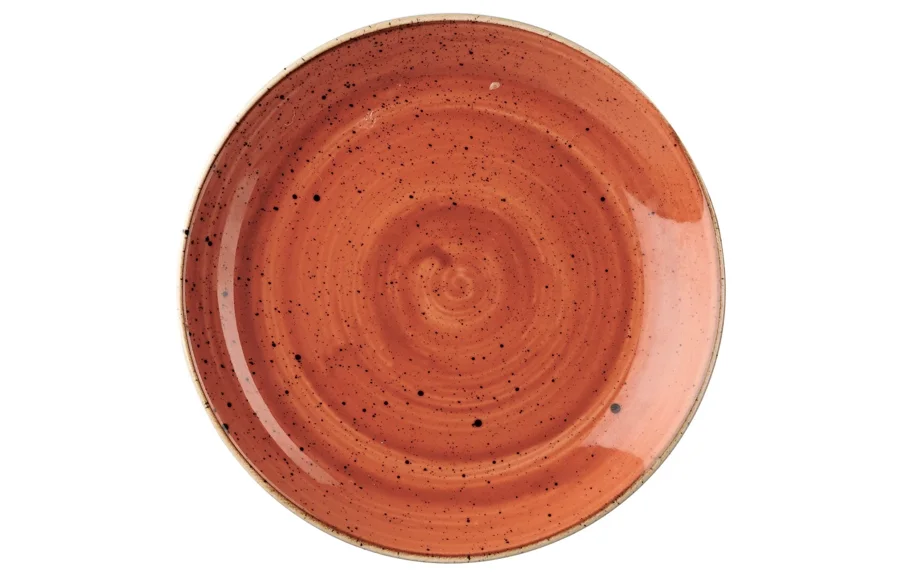 Stonecast Spiced Orange Coupe Teller flach 21.7cm