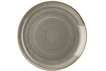 Stonecast Peppercorn Grey Coupe Teller flach 28.8cm