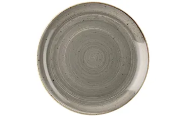 Stonecast Peppercorn Grey Coupe Teller flach 16.5cm