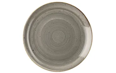 Stonecast Peppercorn Grey Coupe Teller flach 21.7cm