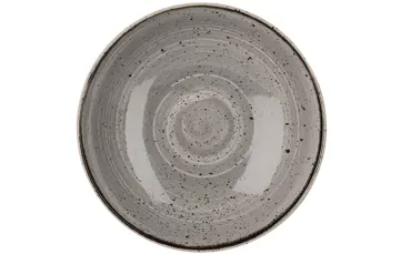 Stonecast Peppercorn Grey Coupe Teller tief 24.8cm