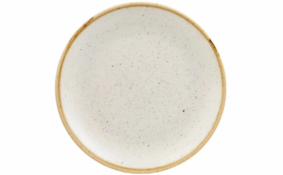 Stonecast Barley White Coupe Teller flach 21.7cm