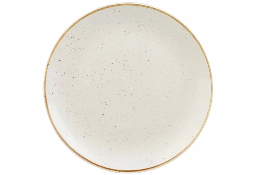 Stonecast Barley White Coupe Teller flach 32.4cm