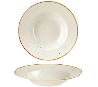 Stonecast Barley White Teller tief Fahne 28cm