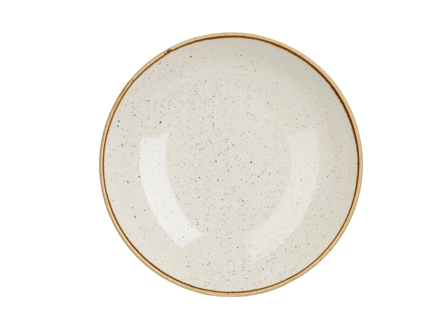 Stonecast Barley White Coupe Teller tief 24.8cm
