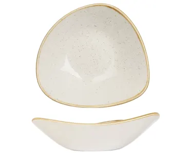 Stonecast Barley White Triangel Schüssel 23.5cm