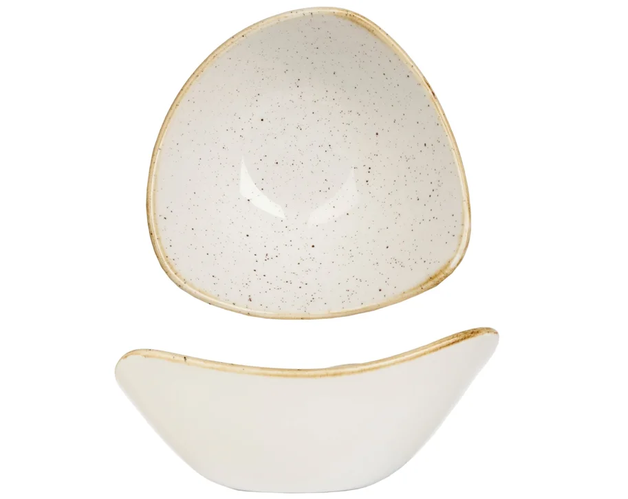 Stonecast Barley White Triangel Schüssel 15.3cm, 26cl