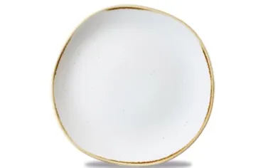 Stonecast Barley White Organic Teller flach 21cm