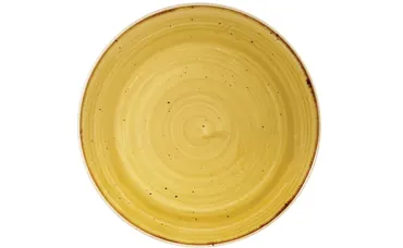 Stonecast Mustard Coupe Teller flach 26cm