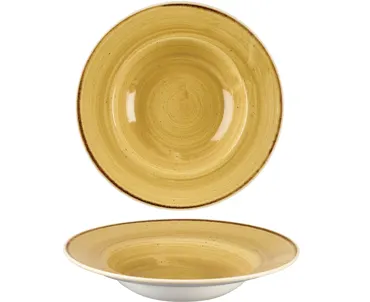 Stonecast Mustard Teller tief Fahne 24cm
