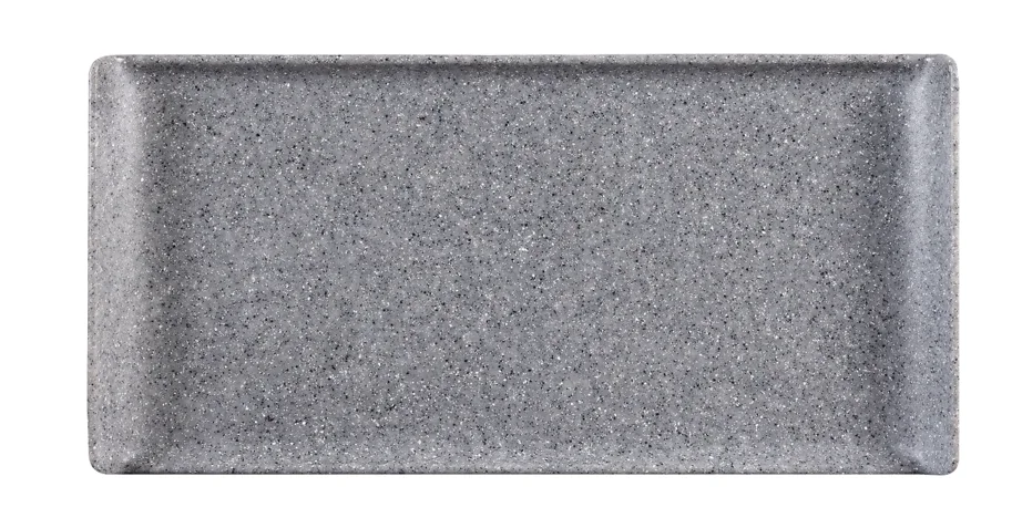 Alchemy Melamin Granite Grey Tablett 30x14.5cm