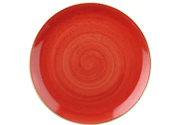 Stonecast Berry Red Coupe Teller flach 16.5cm