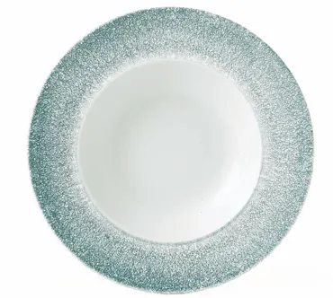 S.P. Raku Topaz Blue Teller tief 28cm