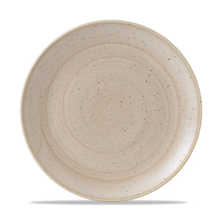 Stonecast Nutmeg Cream Coupe Teller flach 26cm