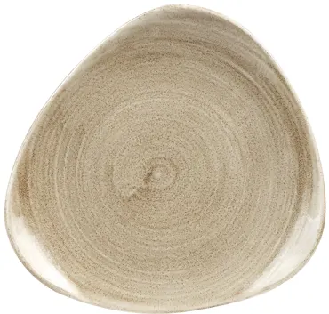 Stonecast Patina Antique taupe Triangel Teller flach 19.2cm