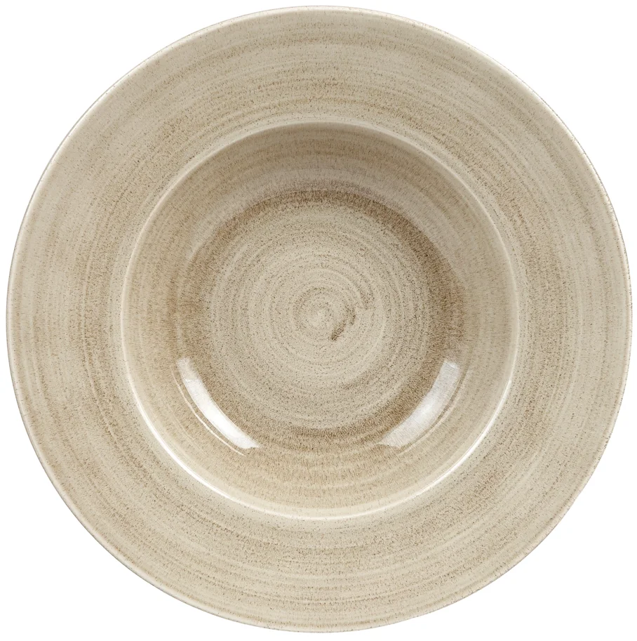 Stonecast Patina Antique taupe Teller tief Fahne 28cm