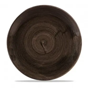 Stonecast Patina Iron Black Coupe Teller flach 28.8cm