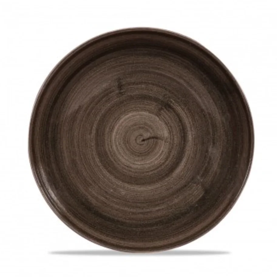 Stonecast Patina Iron Black Coupe Teller flach 21.7cm