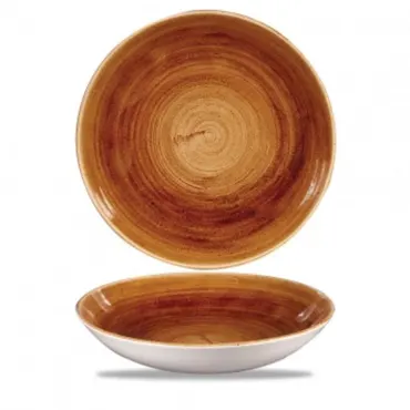 Stonecast Patina Vintage Copper Coupe Teller tief 24.8cm