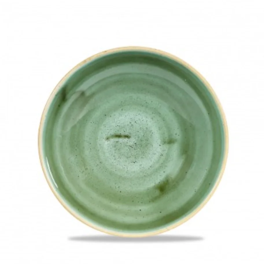 Stonecast Samphire Green coupe tief 18.2cm, 42.6cl