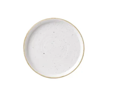 Stonecast Barley White Walled Teller flach 15.7cm
