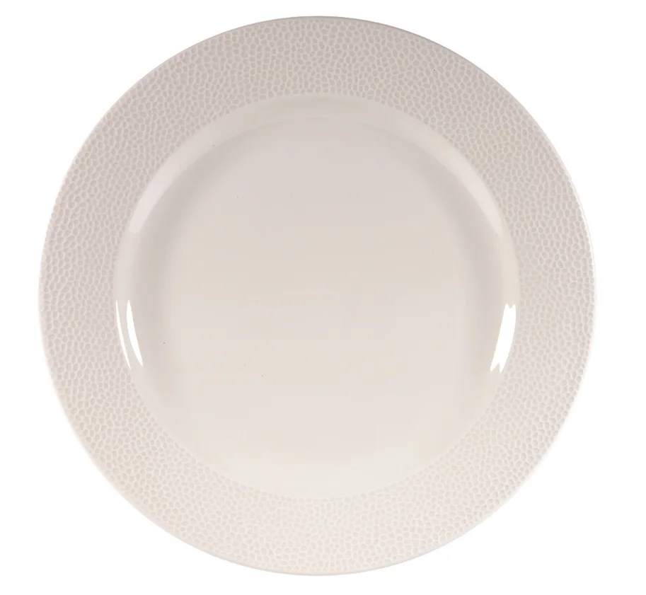 Isla White Teller flach 30.5cm