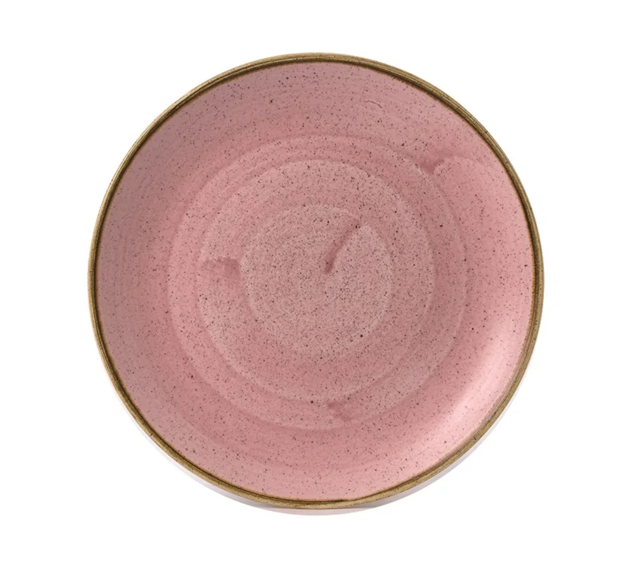 Stonecast Petal Pink Coupe Teller flach 26cm