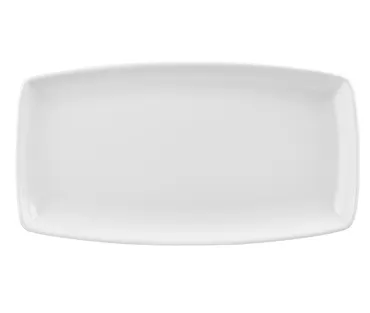 X Squared White Länglicher Teller 29.5cmx15cm