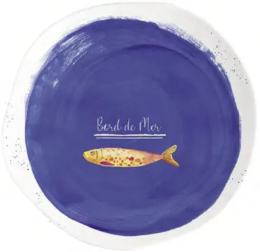 Bord de Mer Dessertteller blau, D21
