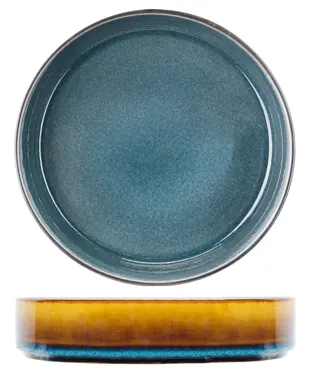 Quintana blue Suppenteller, D 19.5x5.2cm