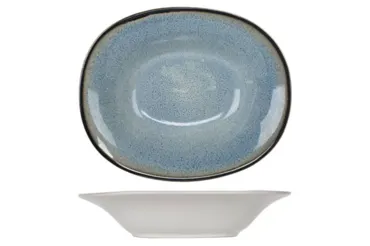 Fez Blue Suppenteller oval, 17.5 x 21.5cm