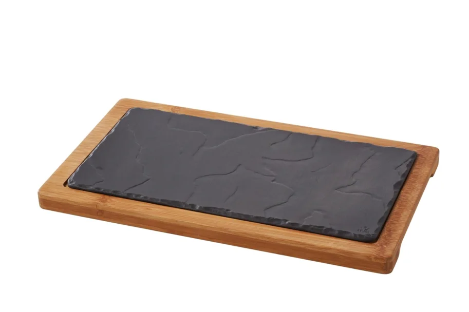 Bambus-Tablett für Steakteller, 34x20x2cm
