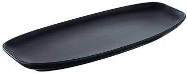 Club Teller, 36x15cm, gusseisen-optik