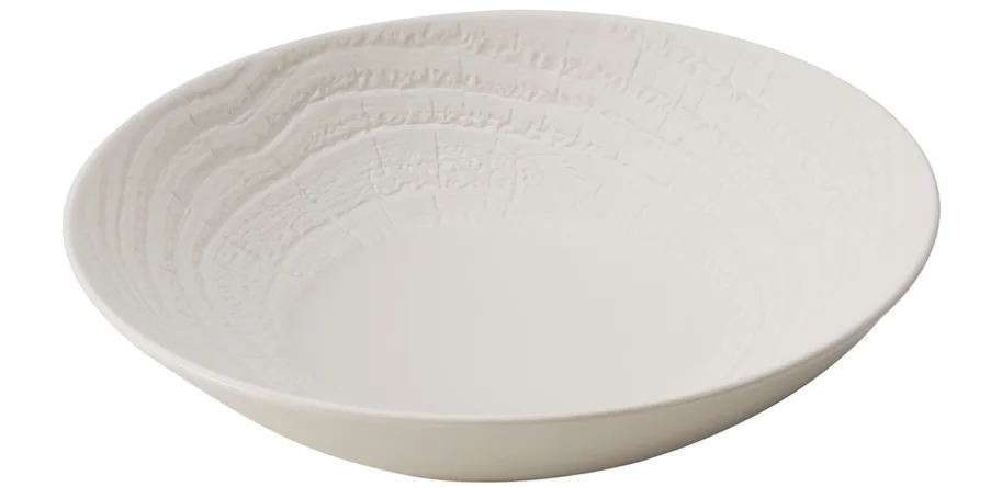 Suppenteller rund, H:5.7cm, Ø24.2cm, elfenbein