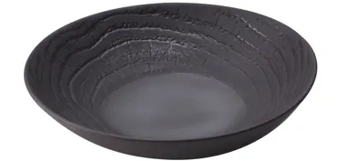 Suppenteller rund, H:5.7cm, Ø24.2cm, lakritze