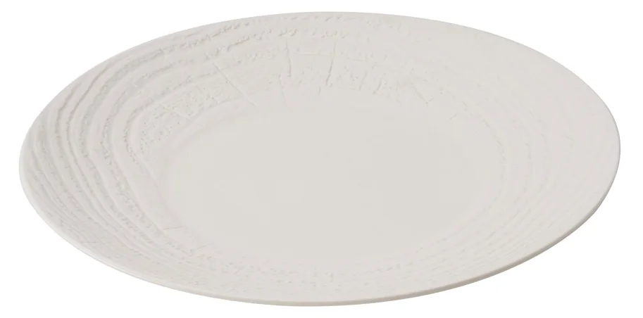 Arborescence Platzteller rund H3.4cm D31cm elfenbein