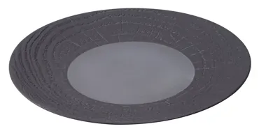 Arborescence Platzteller rund H3.4cm D31cm lakritze