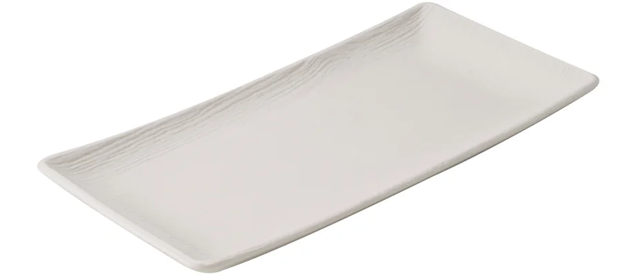 Speiseteller rechteckig, 29x15x2.4cm, elfenbein
