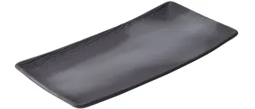 Speiseteller rechteckig, 30x15x2.4cm, lakritze