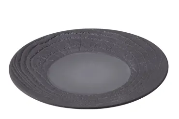 Dessertteller, H:2cm, Ø21.5cm, lakritze