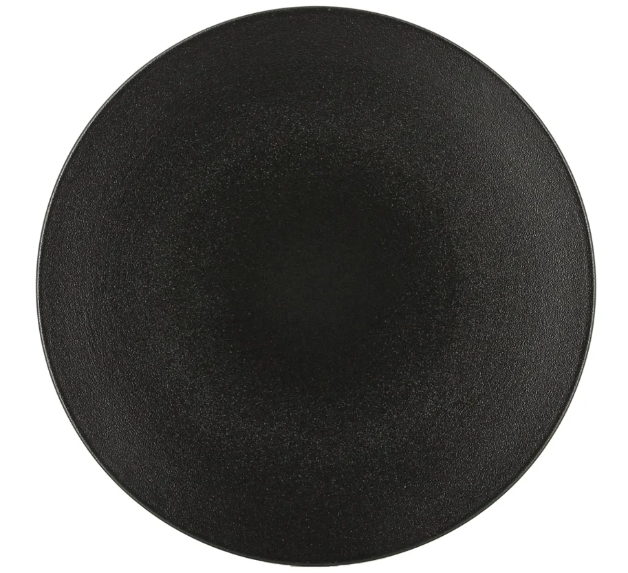 Equinoxe Speiseteller, Ø28cm, H:3.3cm, schwarz