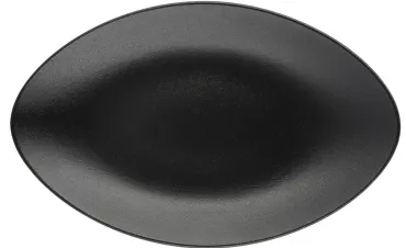 Equinoxe Servierteller oval, 35x22x4cm, schwarz